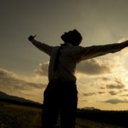 man experiencing spiritual power